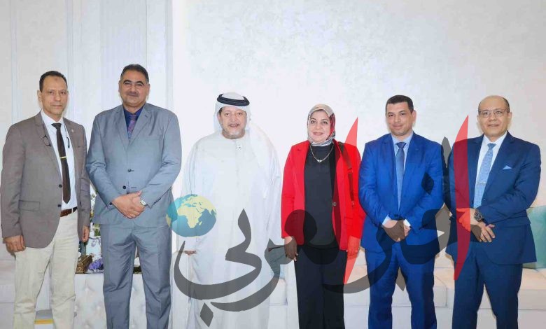 مجلس إدارة النادي المصري بالعين يزور معالي الشيخ الدكتور سعيد بن طحنون آل نهيان .